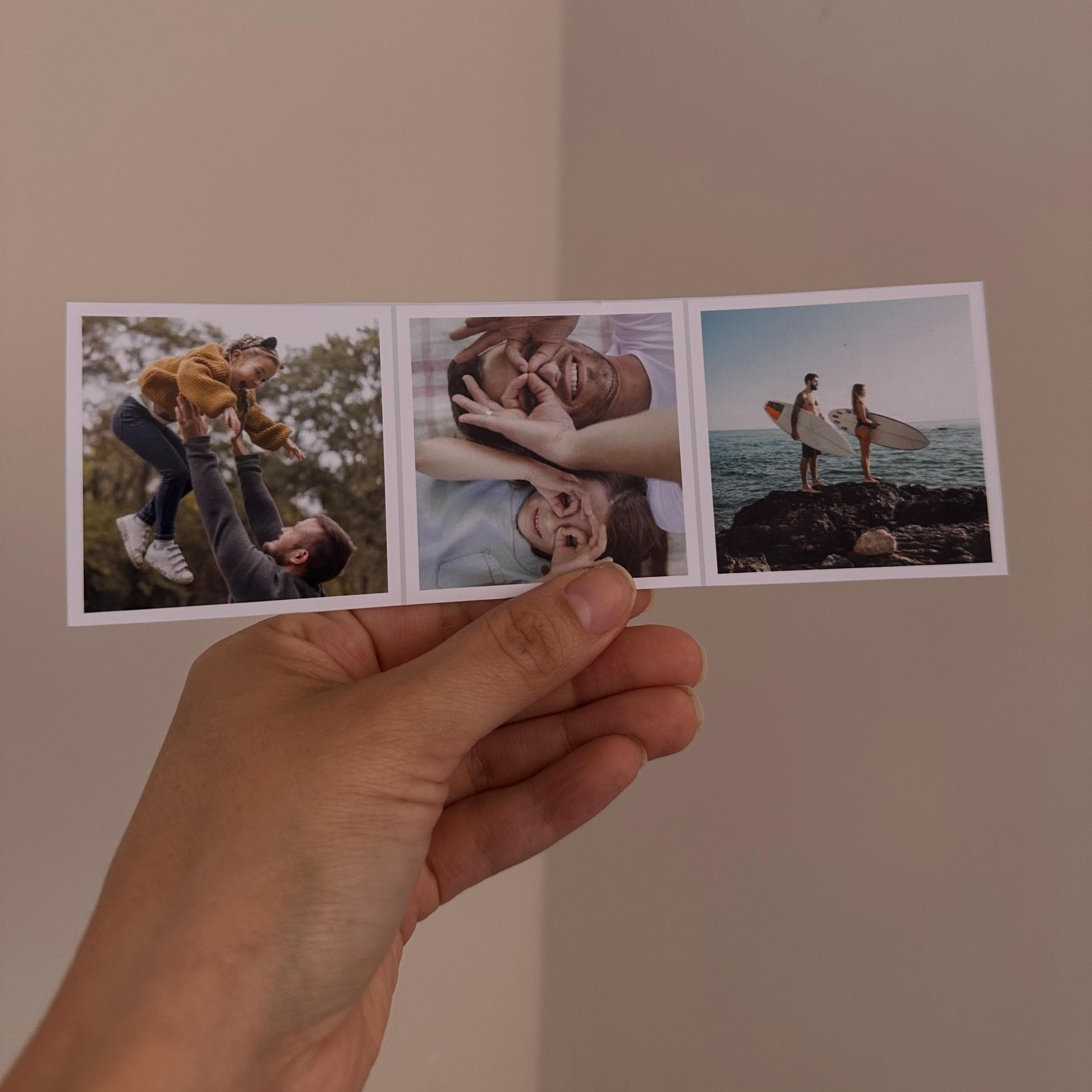 Fotografía y recuerdos en la presentación del regalo