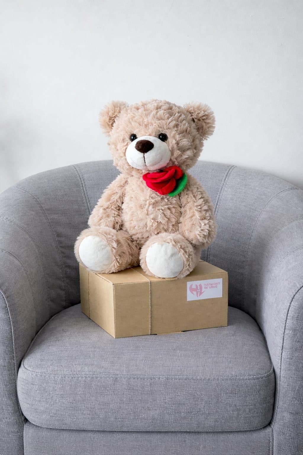 Pedido Harmony Of Love con detalle tipo peluche o similar
